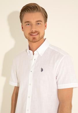 Erkek Beyaz Kısa Kollu Gömlek - 50288646005