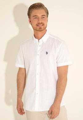 Erkek Beyaz Kısa Kollu Gömlek - 50288646005