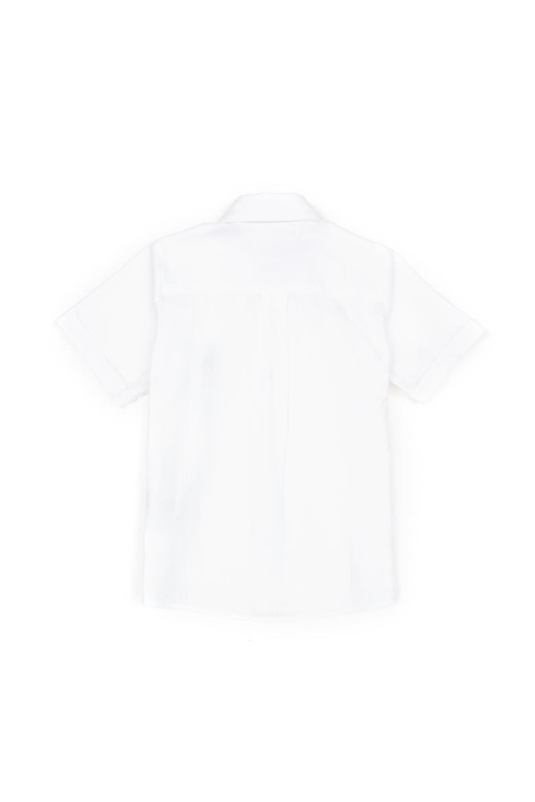 Erkek Çocuk Beyaz Basic Kısa Kollu Gömlek - 50289430001