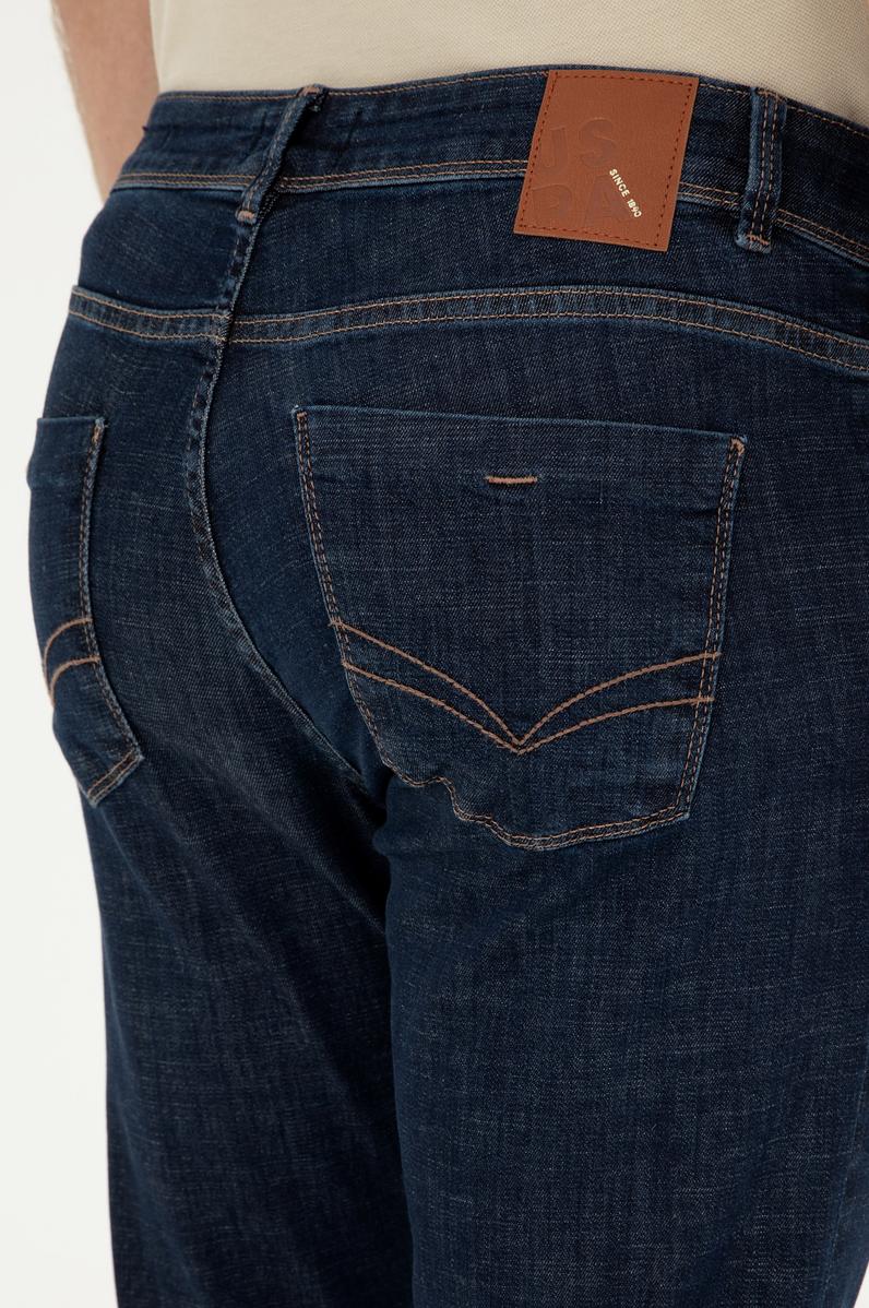 Erkek Koyu Mavi Jean Pantolon