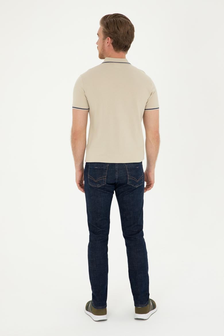 Erkek Koyu Mavi Jean Pantolon - 50281053039
