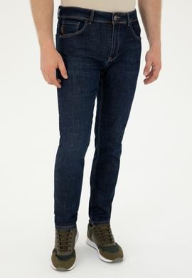 Erkek Koyu Mavi Jean Pantolon - 50281053039