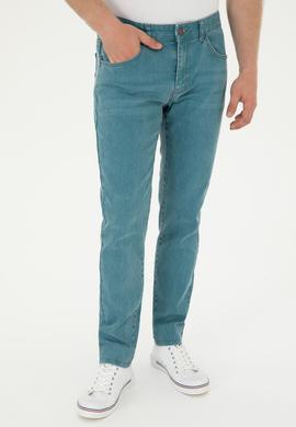 Erkek Yeşil Jean Pantolon - 50280324078