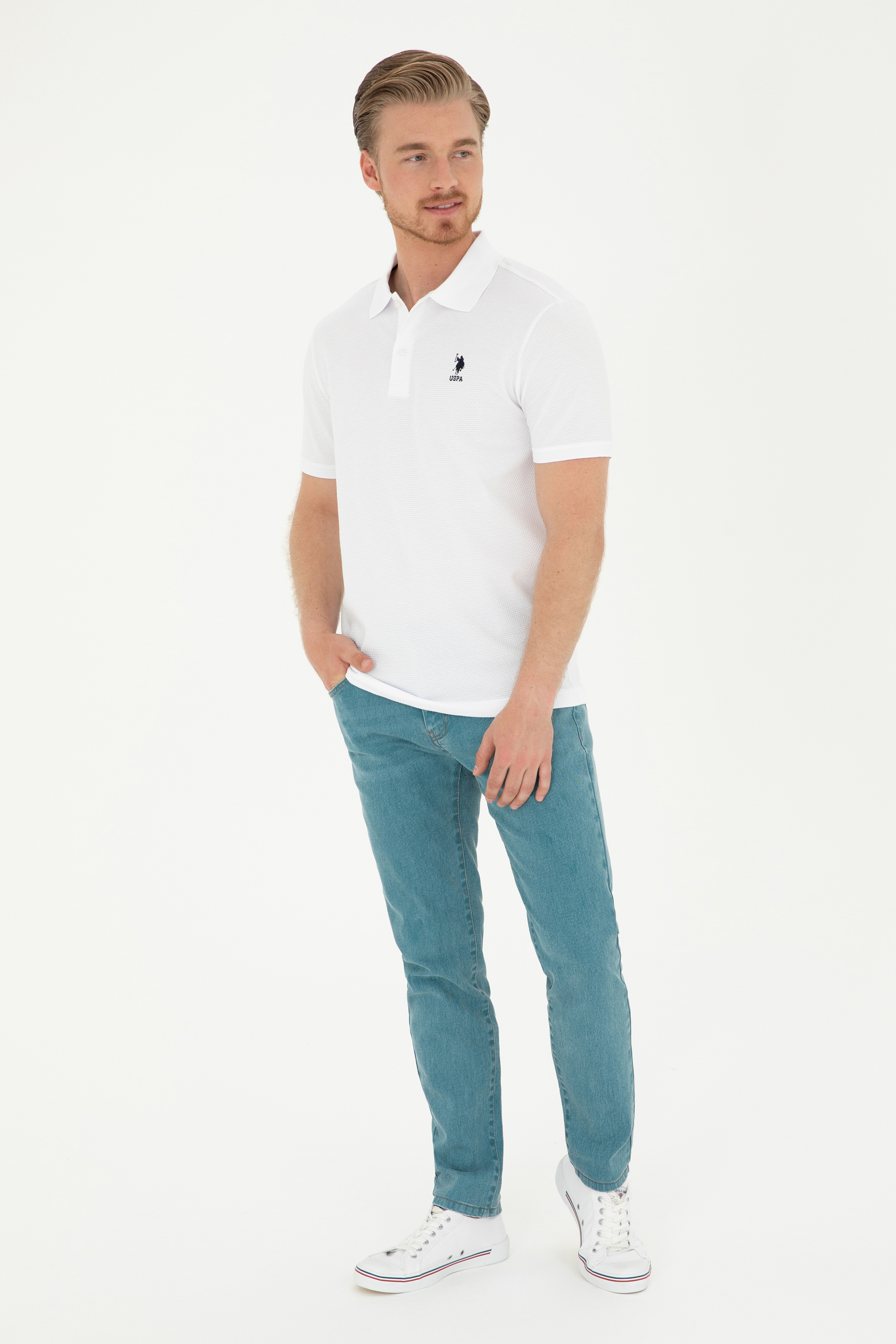 Erkek Yeşil Jean Pantolon - Image 1