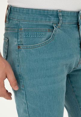 Erkek Yeşil Jean Pantolon - 50280324078