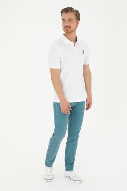 Erkek Yeşil Jean Pantolon