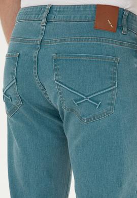 Erkek Yeşil Jean Pantolon - 50280324078