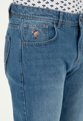 Erkek Açık Mavi Jean Pantolon - 50281487029