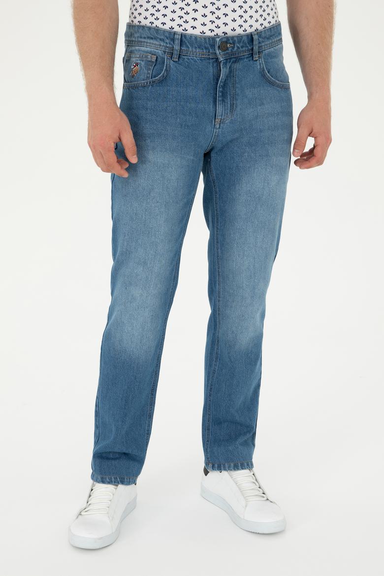 Erkek Açık Mavi Jean Pantolon - 50281487029