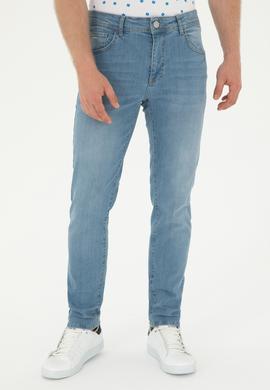 Erkek Açık Mavi Jean Pantolon - 50281072185