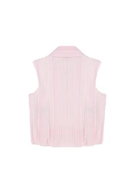 Kız Çocuk Pembe Kısa Kollu Gömlek - 50283978011