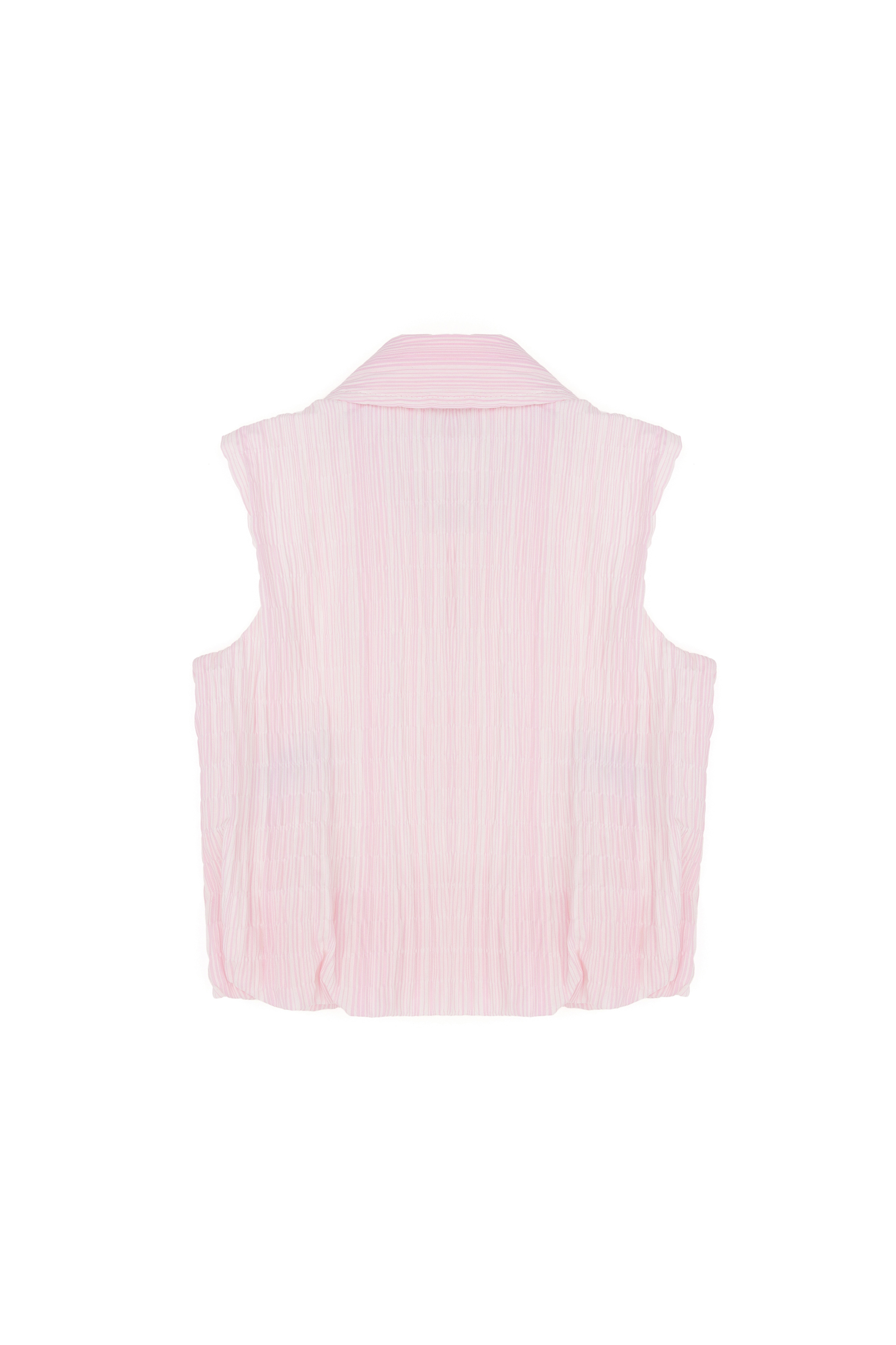 Kız Çocuk Pembe Kısa Kollu Gömlek - Image 2