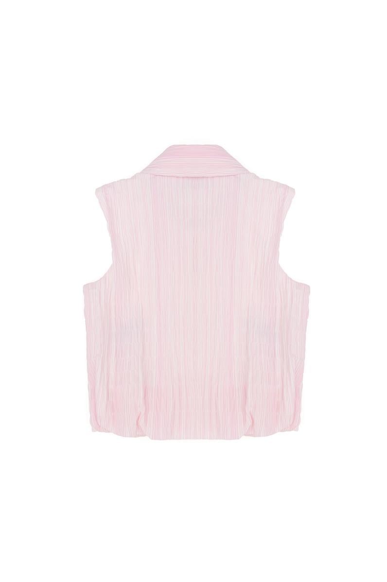 Kız Çocuk Pembe Kısa Kollu Gömlek