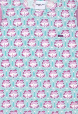 Kız Çocuk Mint Bisiklet Yaka Tişört - 50283283008