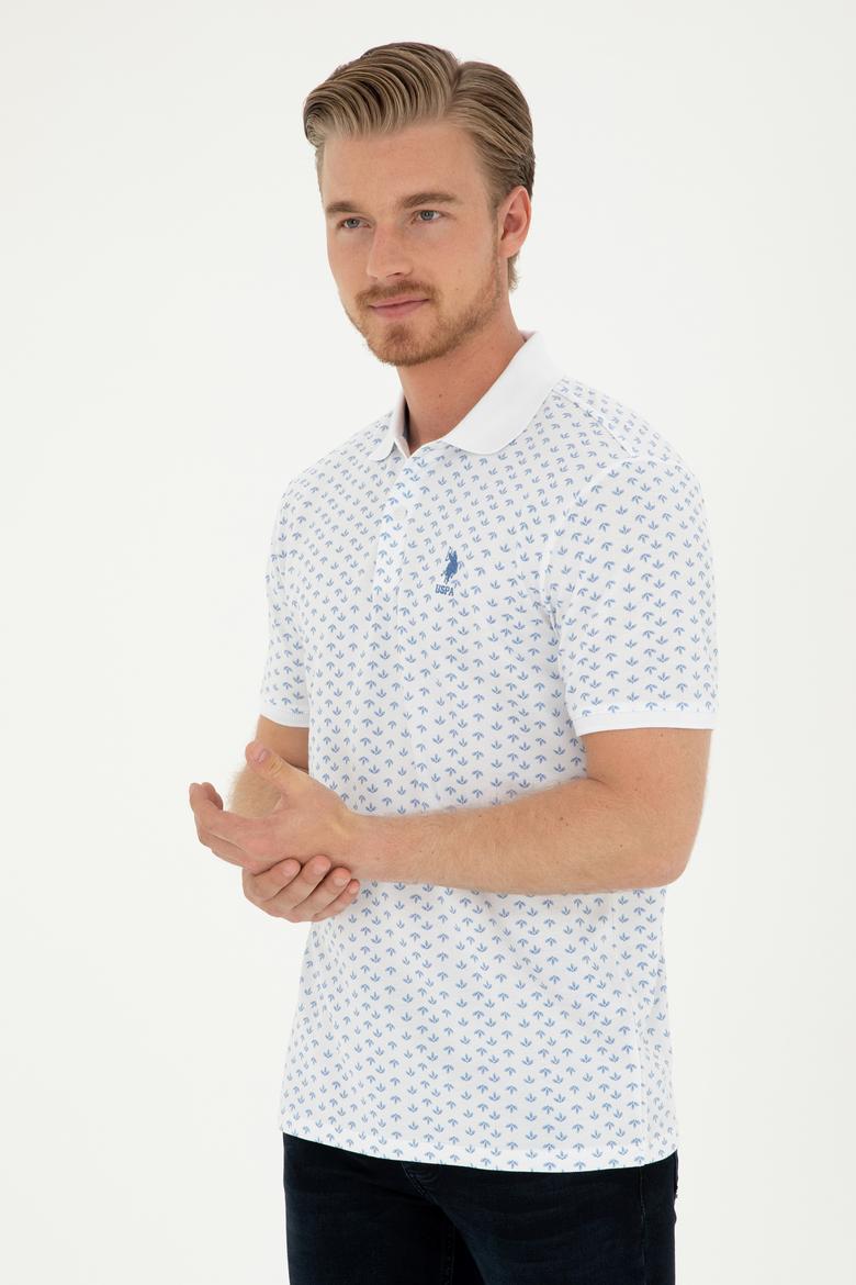 Erkek Regular Fit Polo Yaka Koyu Mavi Tişört