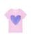Kız Çocuk Pembe Bisiklet Yaka Tişört