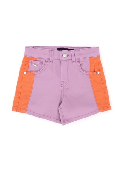 Kız Çocuk Pembe Jean Şort