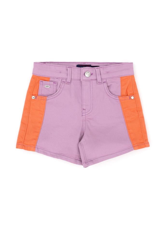 Kız Çocuk Pembe Jean Şort