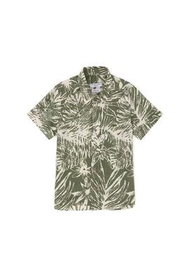 Erkek Çocuk Ekru Kısa Kollu Gömlek - 50283856007