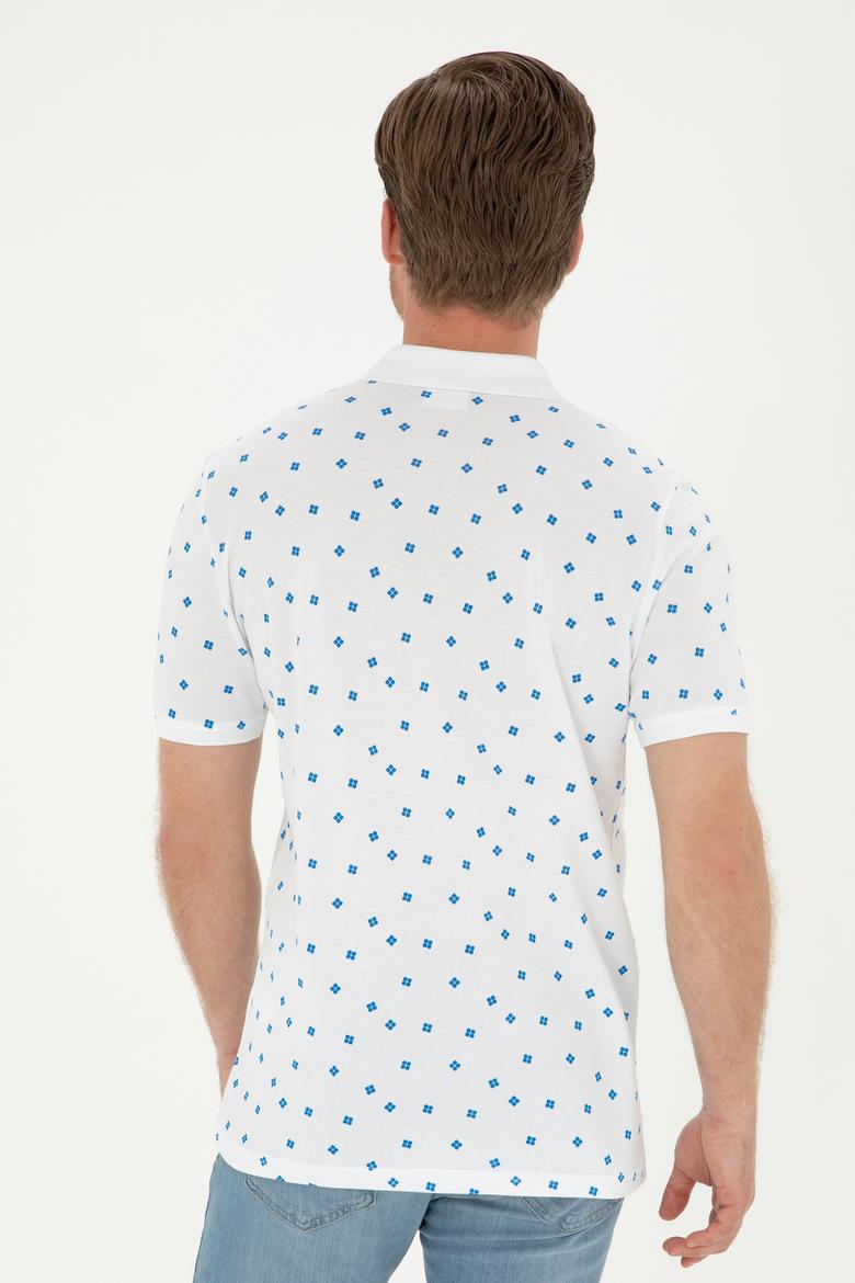 Erkek Regular Fit Polo Yaka Saks Tişört - 50288378011