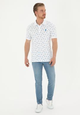 Erkek Regular Fit Polo Yaka Saks Tişört - 50288378011