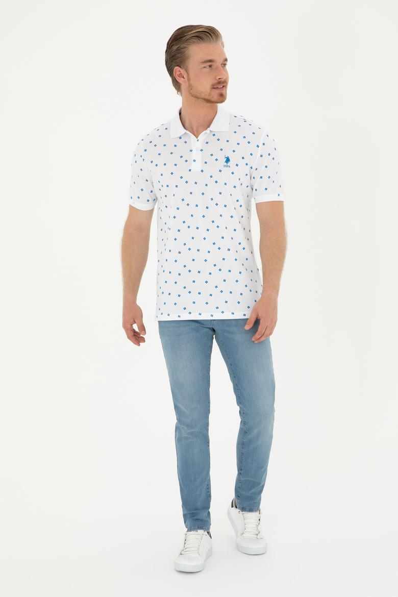 Erkek Regular Fit Polo Yaka Saks Tişört - 50288378011