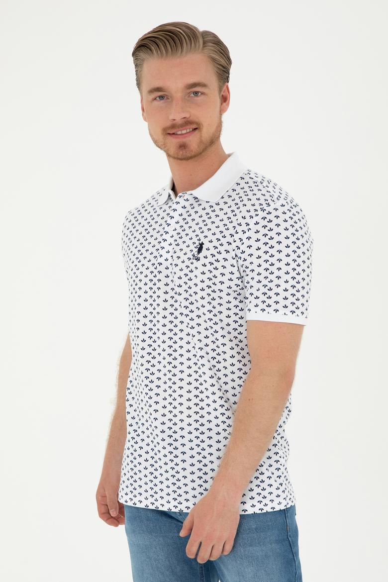 Erkek Regular Fit Polo Yaka Lacivert Tişört