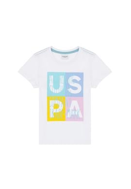 Erkek Çocuk Beyaz Bisiklet Yaka Tişört - 50281681043