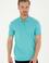 Erkek Regular Fit Polo Yaka Mint Tişört