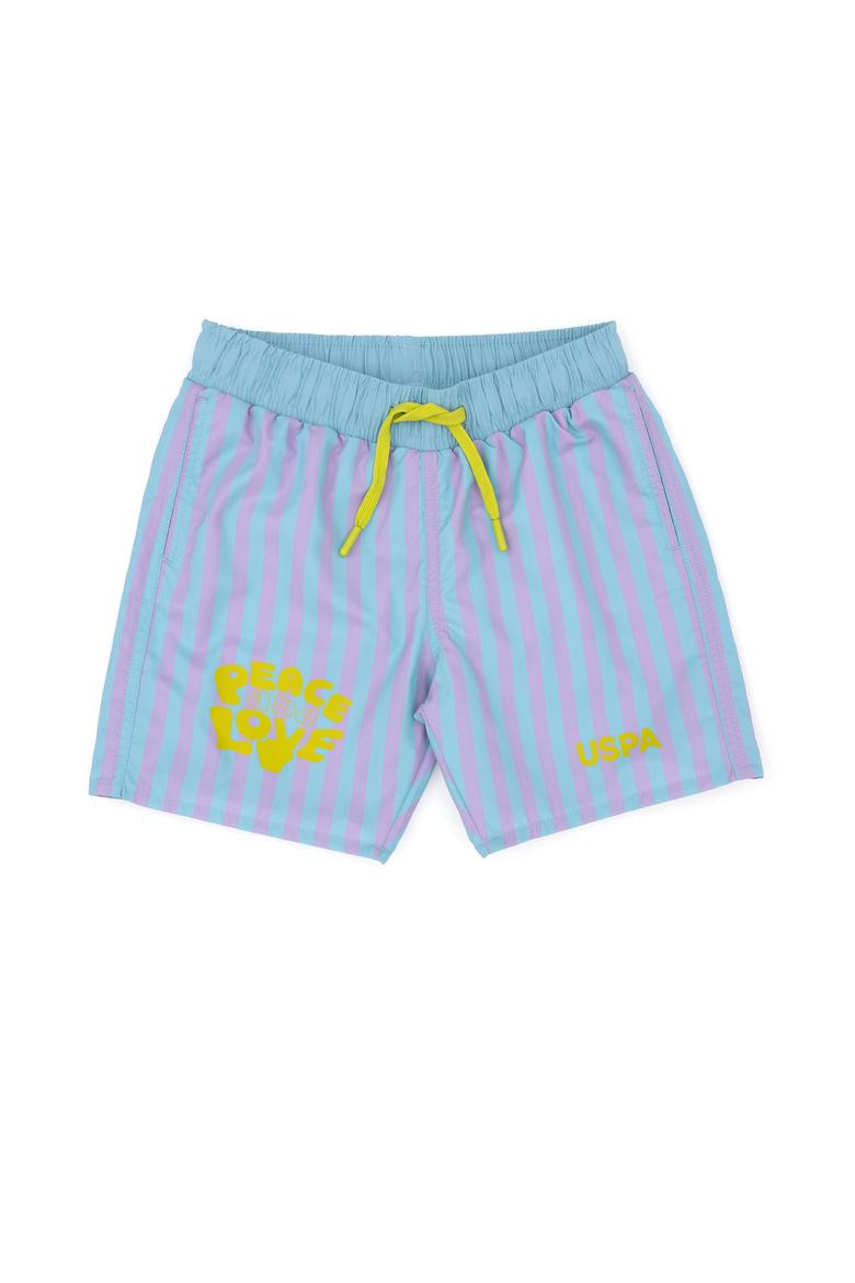 Erkek Çocuk Lila Deniz Şortu