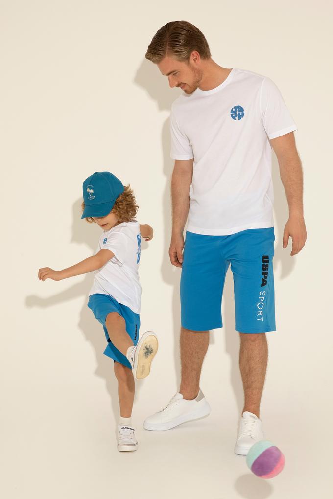 Erkek Saks Örme Şort