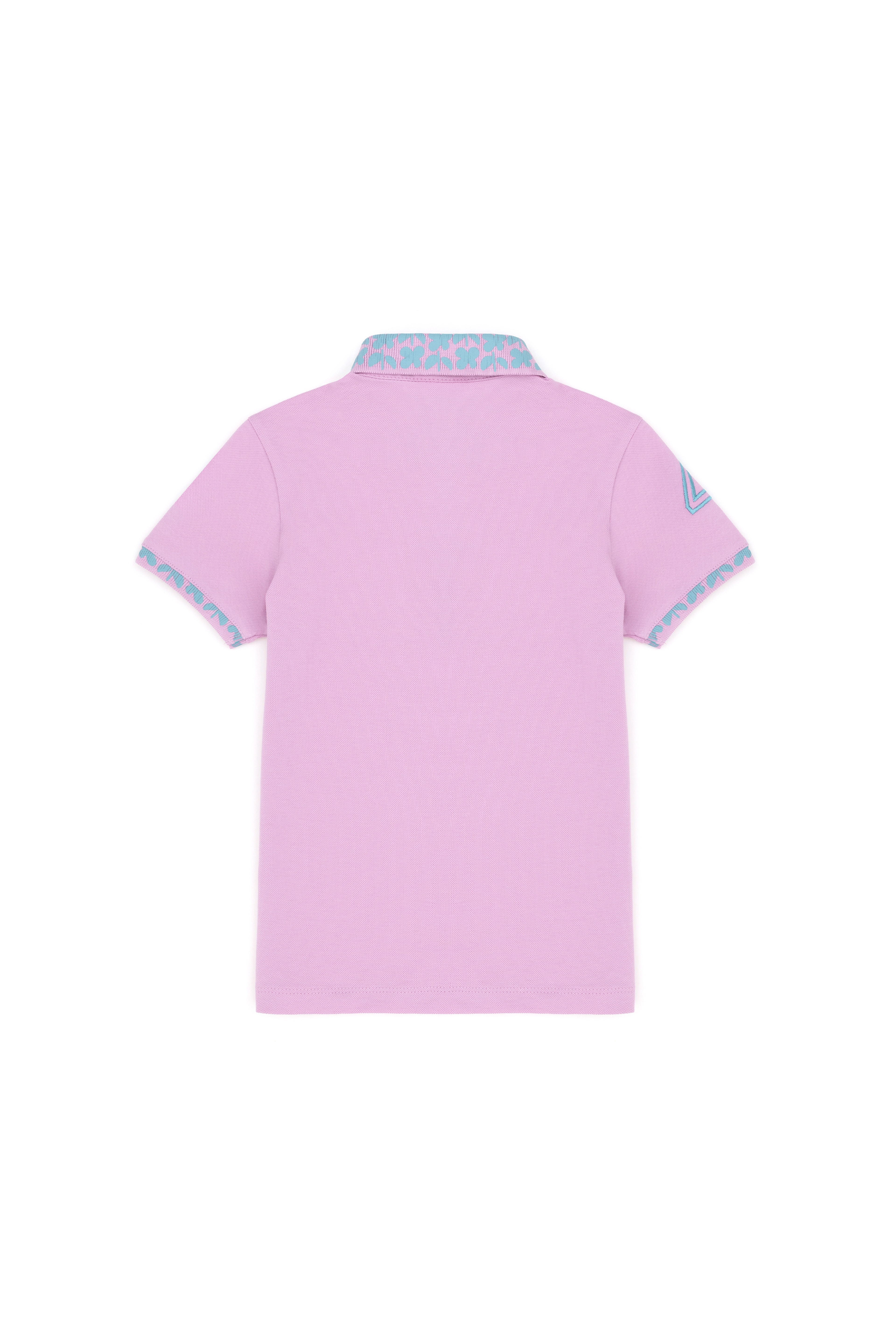 Kız Çocuk Pembe Basic Tişört - Image 2