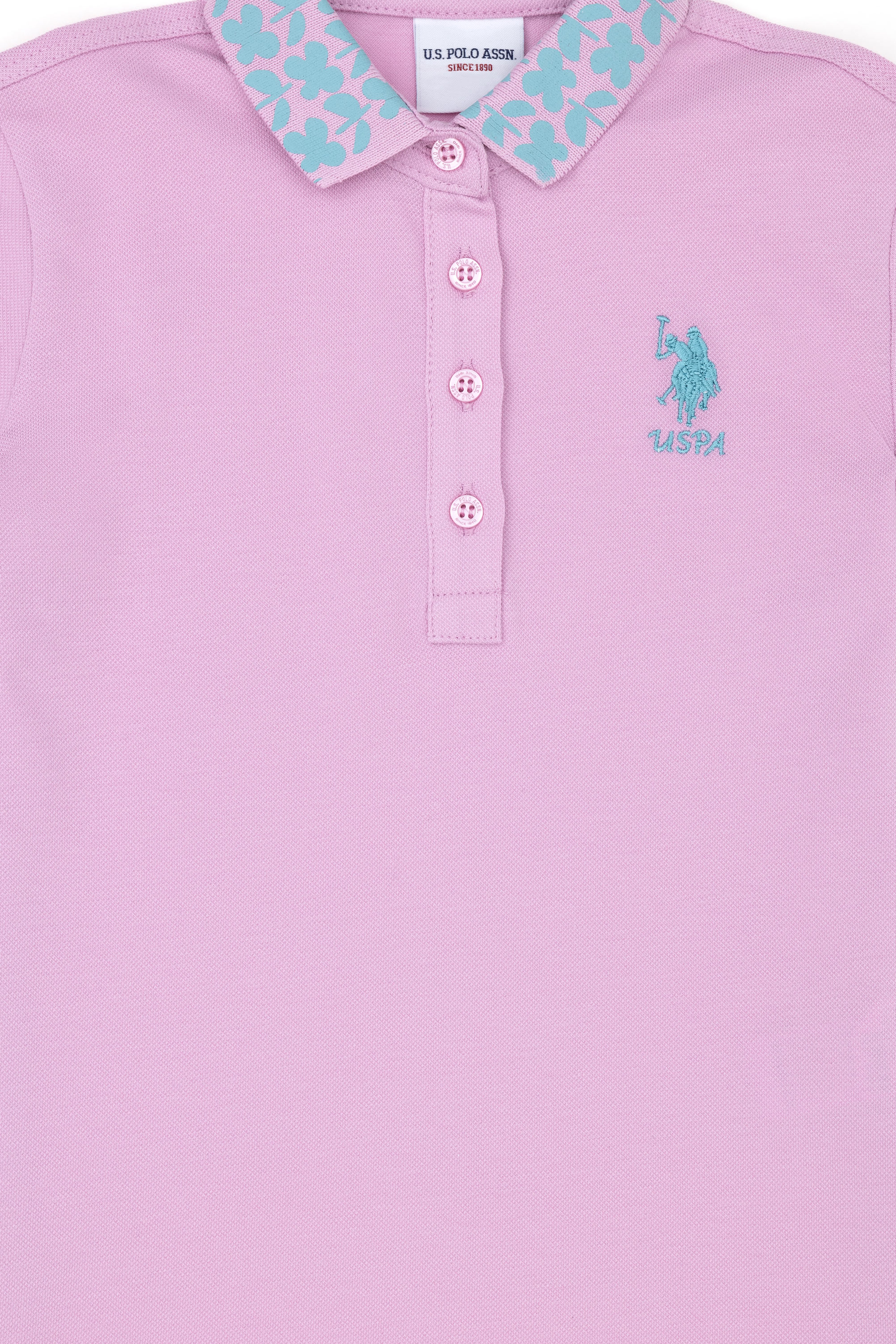 Kız Çocuk Pembe Basic Tişört - Image 3