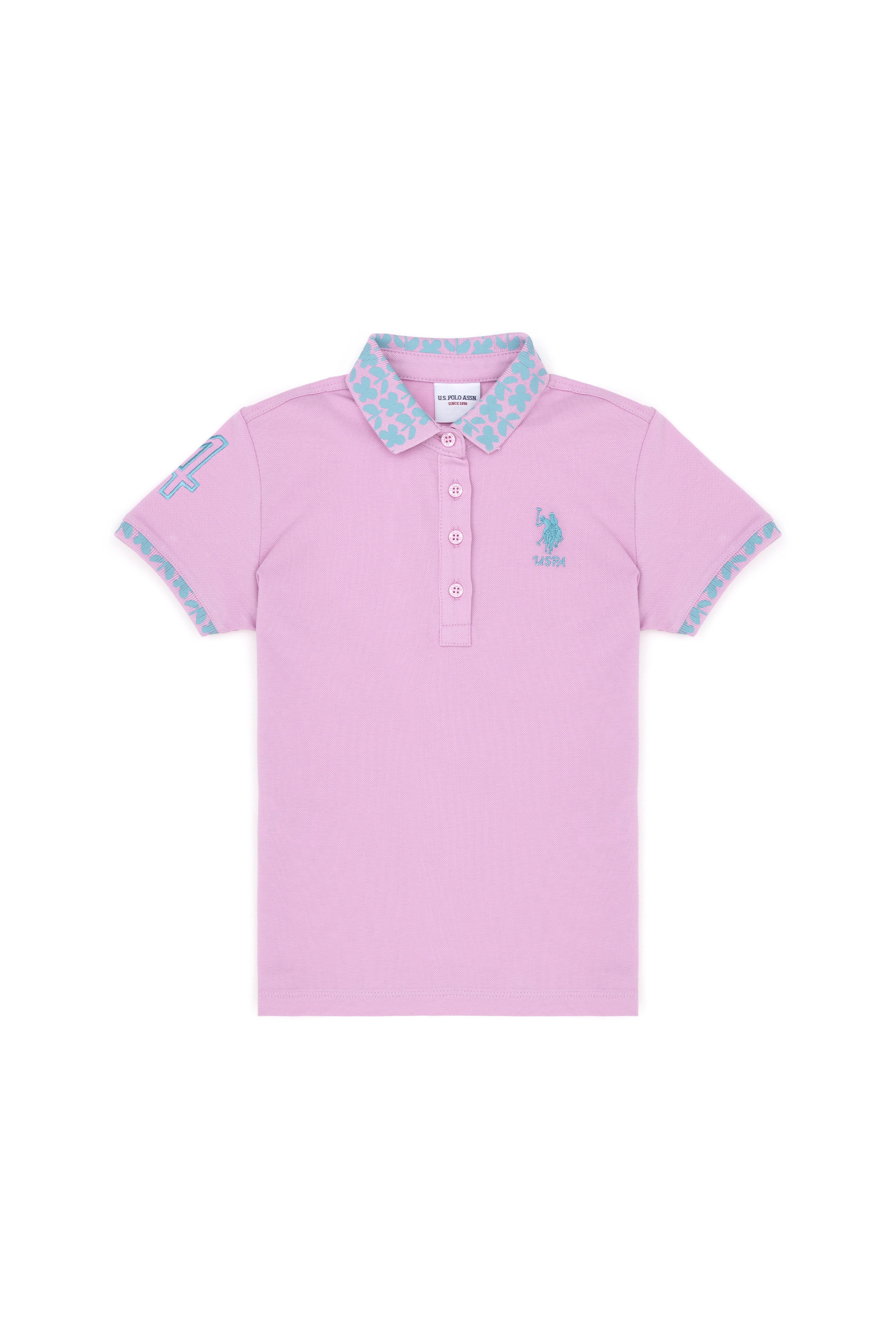 Kız Çocuk Pembe Basic Tişört - Image 1