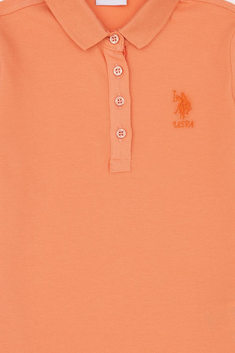 Kız Çocuk Somon Basic Tişört - 50283286105