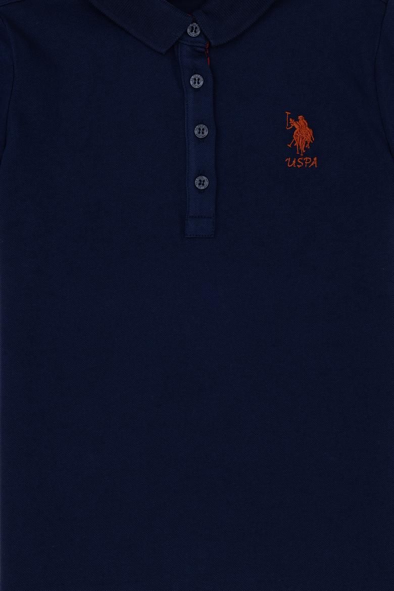 Kız Çocuk Lacivert Basic Tişört - 50283286149