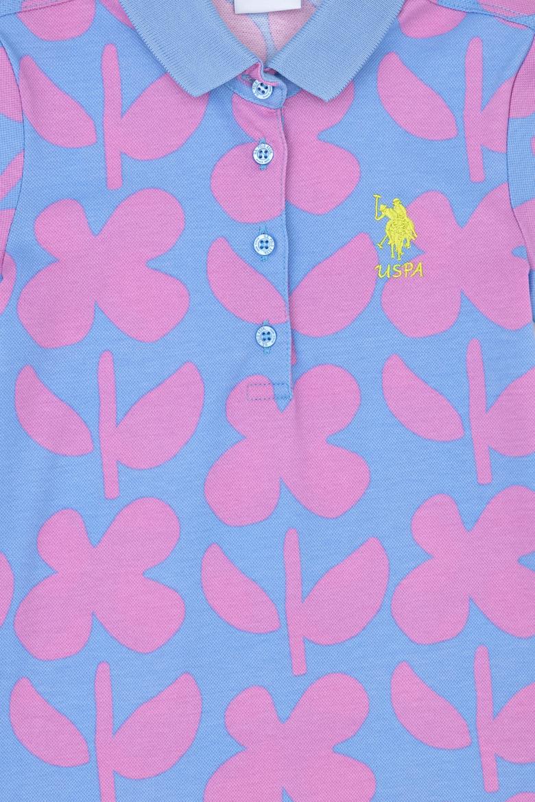 Kız Çocuk Saks Örme Elbise - 50283330025