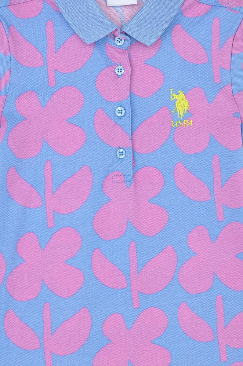 Kız Çocuk Saks Örme Elbise