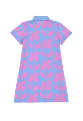 Kız Çocuk Saks Örme Elbise - 50283330025