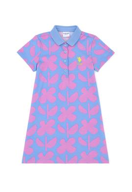 Kız Çocuk Saks Örme Elbise - 50283330025