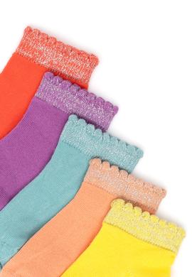 Kız Çocuk Sarı Çorap - 50286386002