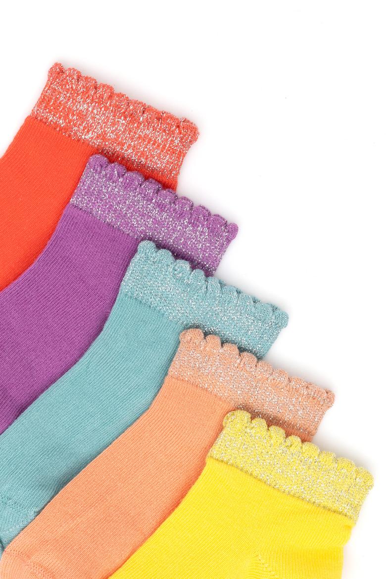 Kız Çocuk Sarı Çorap - 50286386002