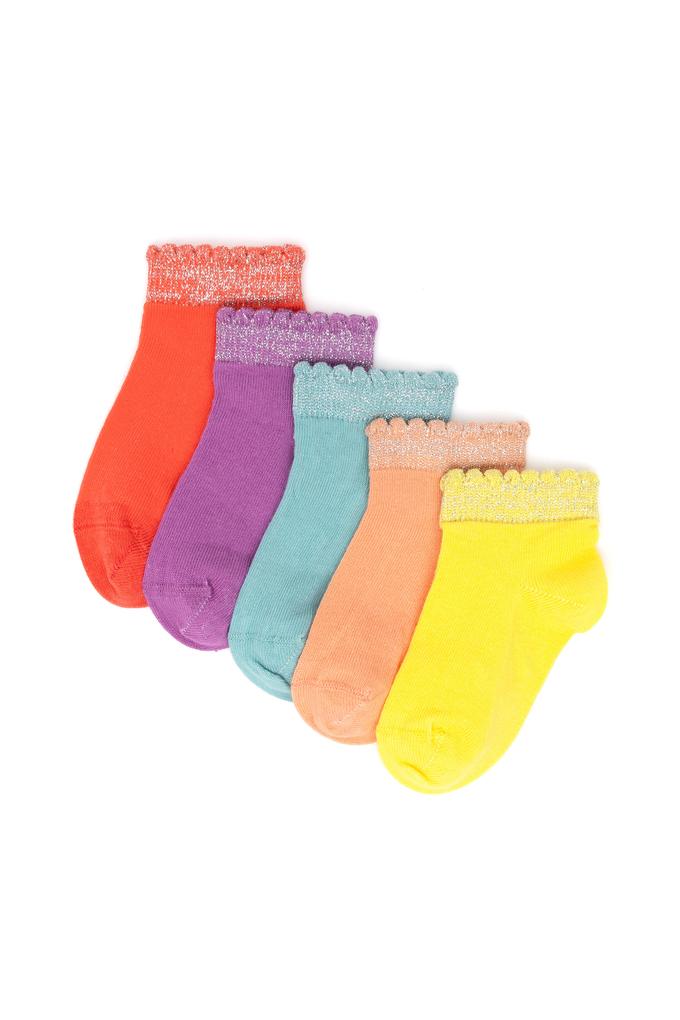 Kız Çocuk Sarı Çorap