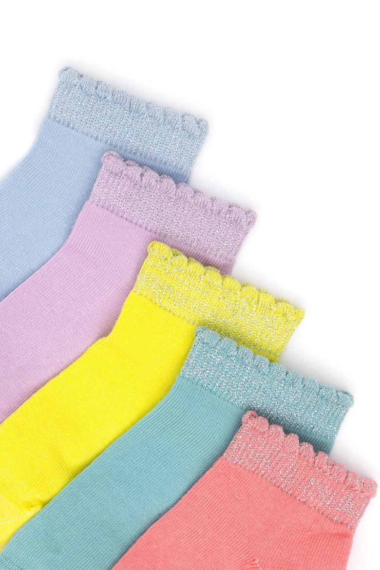 Kız Çocuk Neon Pembe Çorap - 50286386003