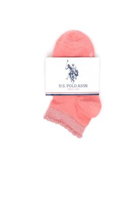 Kız Çocuk Neon Pembe Çorap - 50286386003