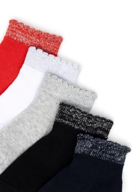 Kız Çocuk 5'li Soket Çorap - 50286386013