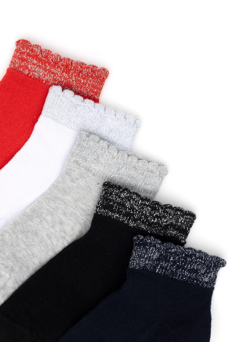 Kız Çocuk 5'li Soket Çorap - 50286386013