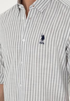 Erkek Gri Uzun Kollu Gömlek - 50288678037