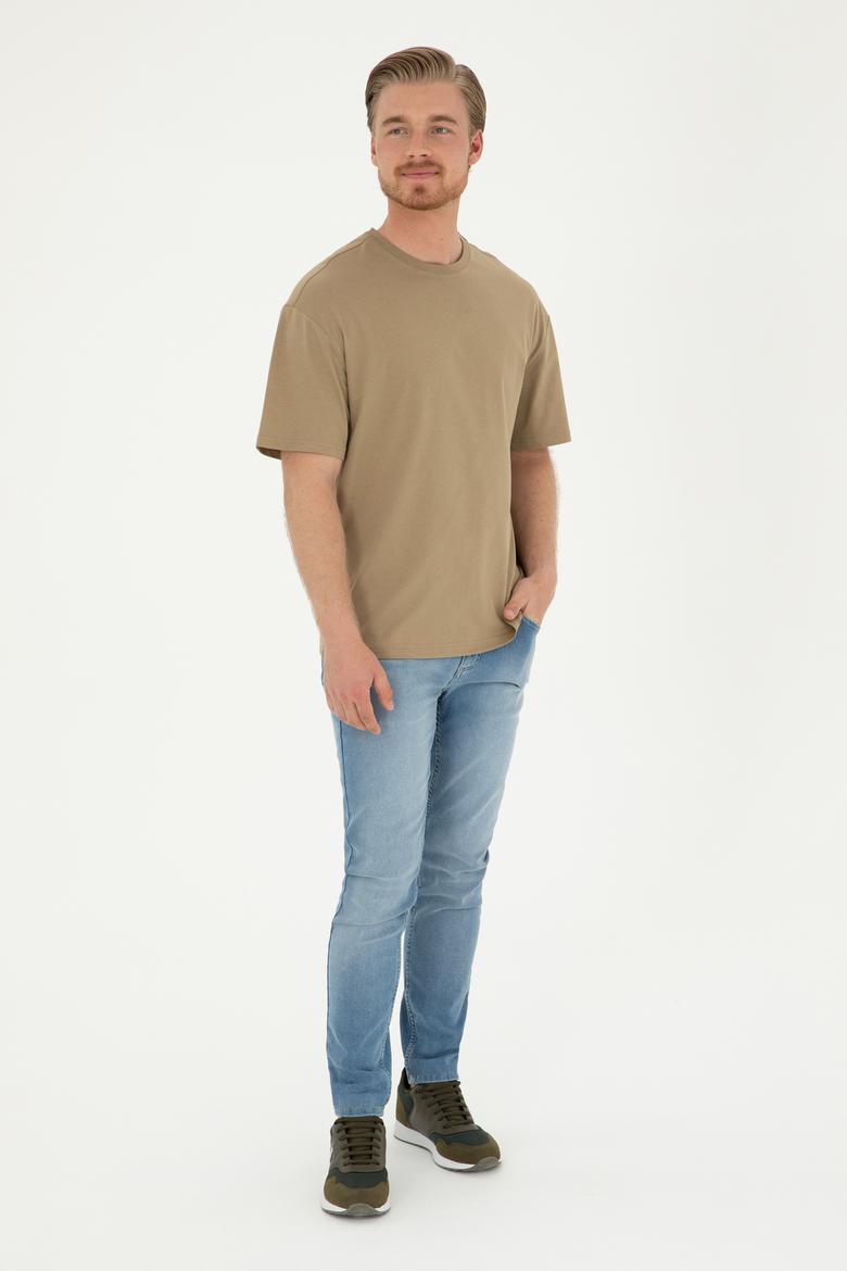 Erkek Açık Mavi Jean Pantolon