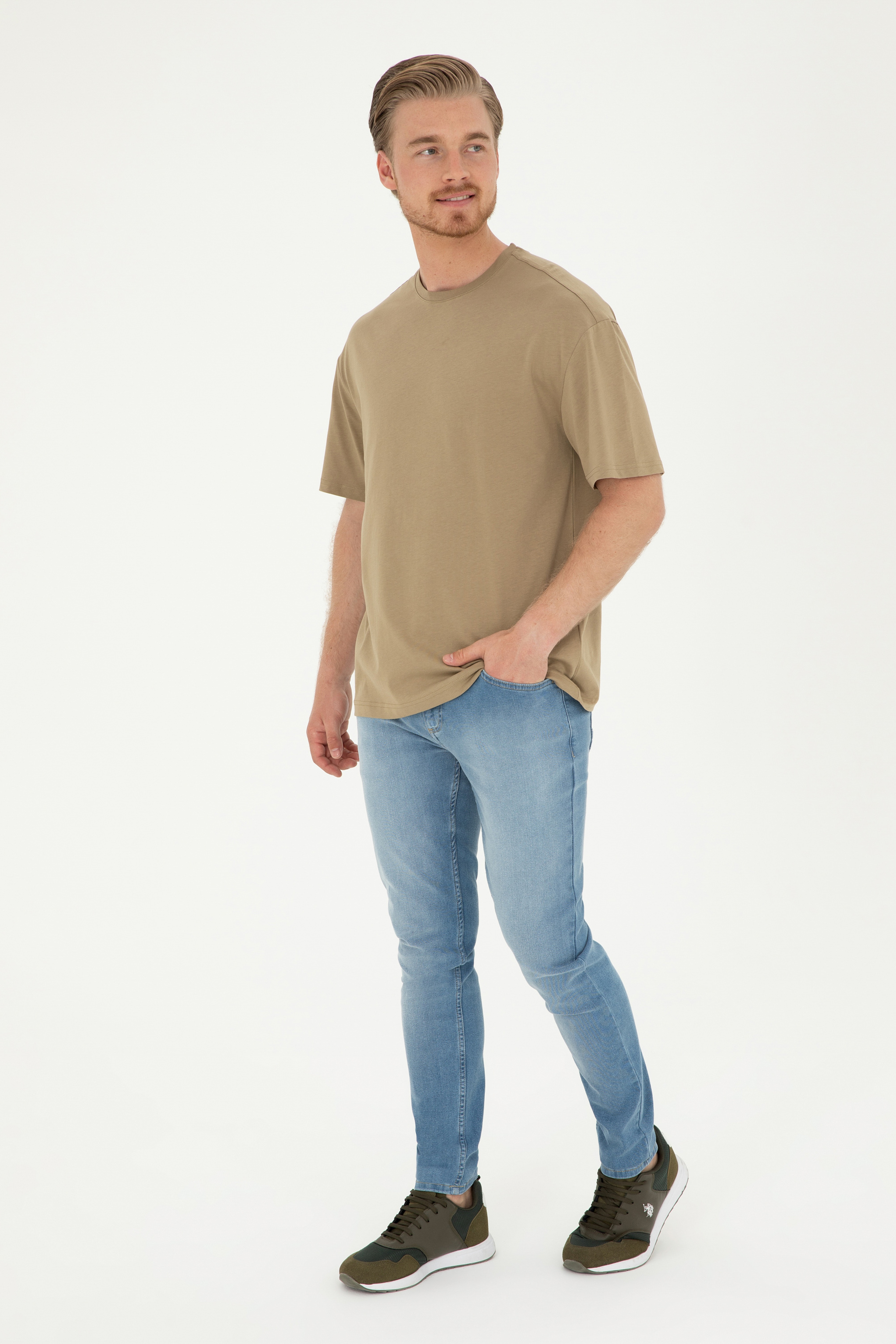 Erkek Açık Mavi Jean Pantolon - Image 3